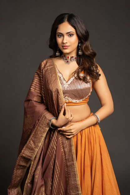 KesarChai Cotton Chaniya Choli