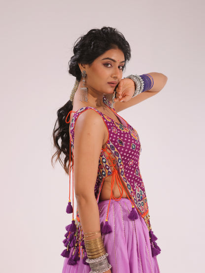 Lavender Rangsaaz | Handcrafted Heritage Chaniyacholi