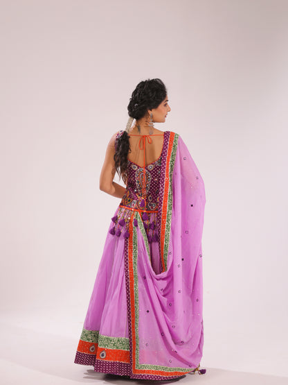 Lavender Rangsaaz | Handcrafted Heritage Chaniyacholi