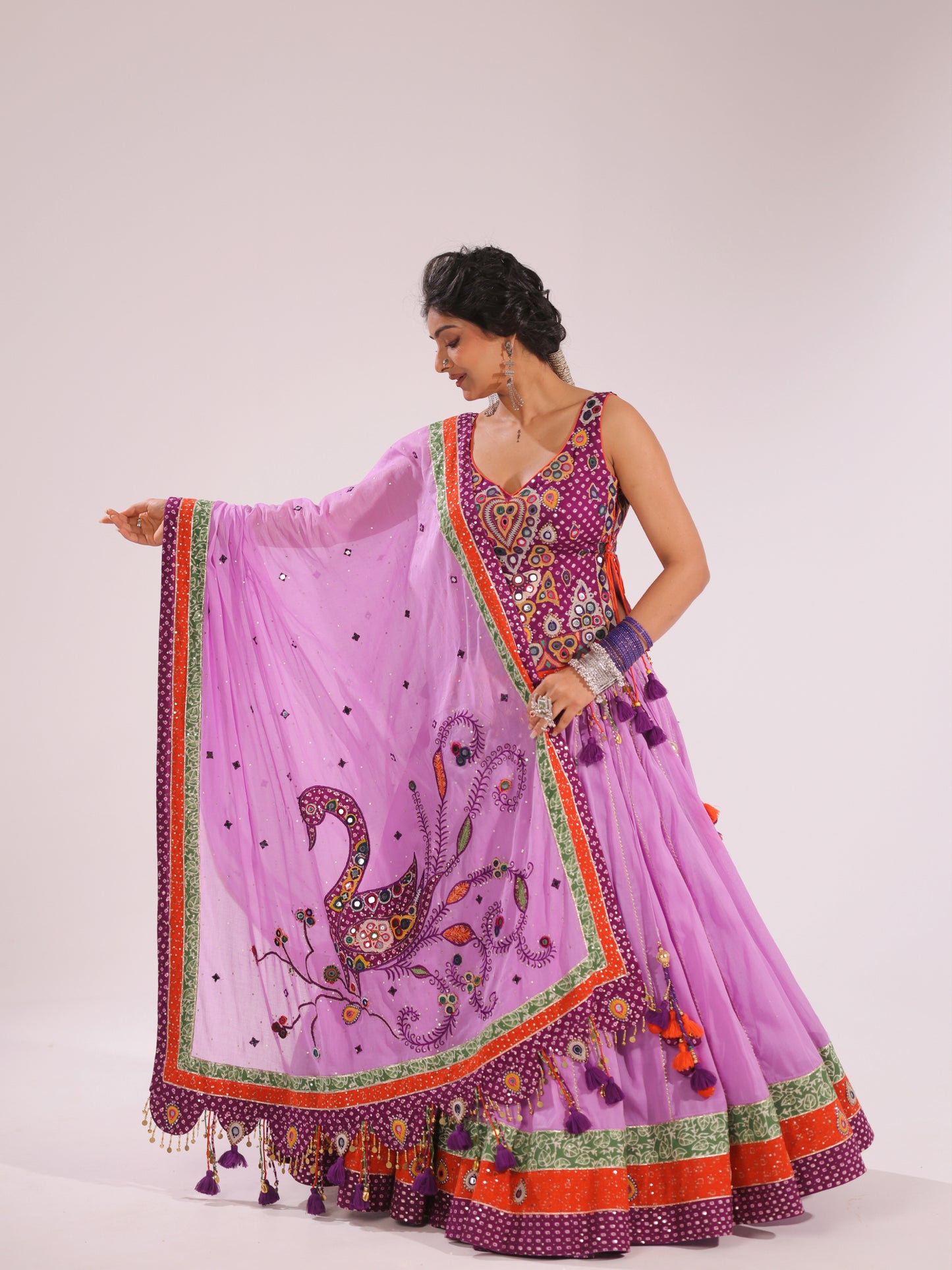 Lavender Rangsaaz | Handcrafted Heritage Chaniyacholi