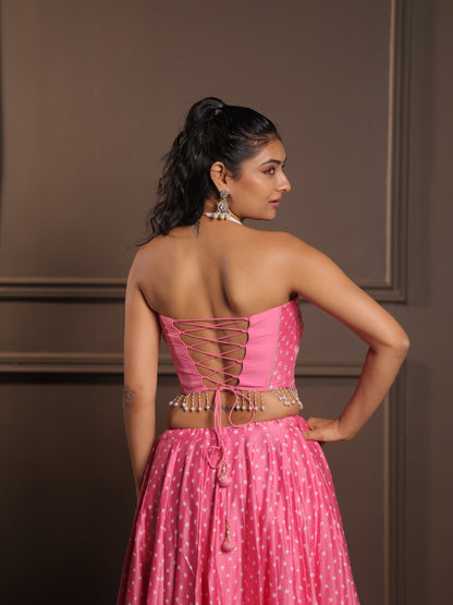 Gulabi Powder Pink Rangrez | Heritage Chaniyacholi