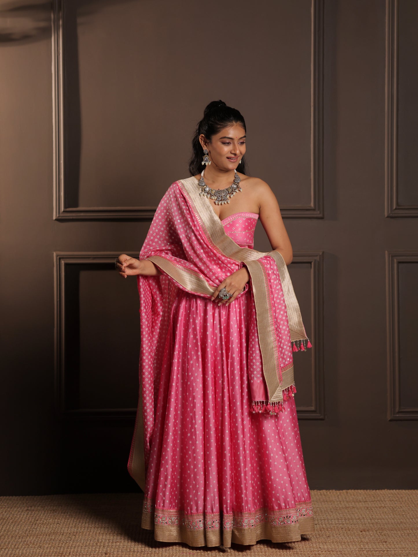 Gulabi Powder Pink Rangrez | Heritage Chaniyacholi