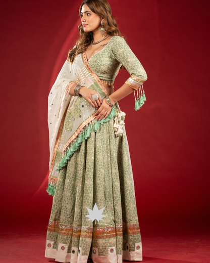 Pista Noor | Premium Garba Chaniya Choli