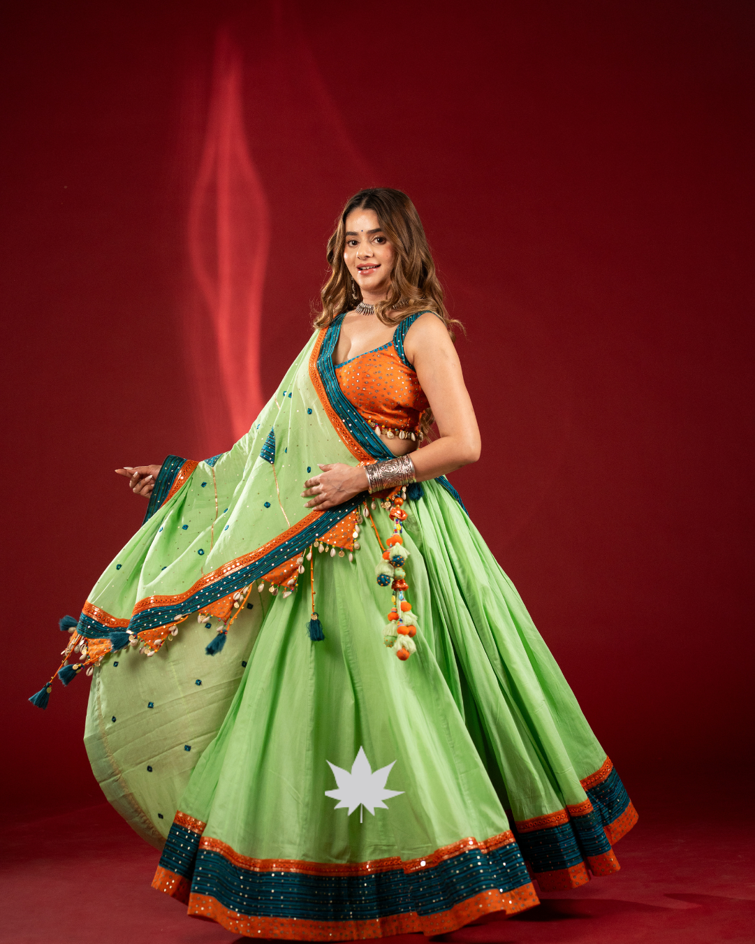 Leher-e-Hari | Premium Chaniya Choli