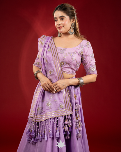 Mauve Mira | Premium Luxury Navratri Chaniya Choli