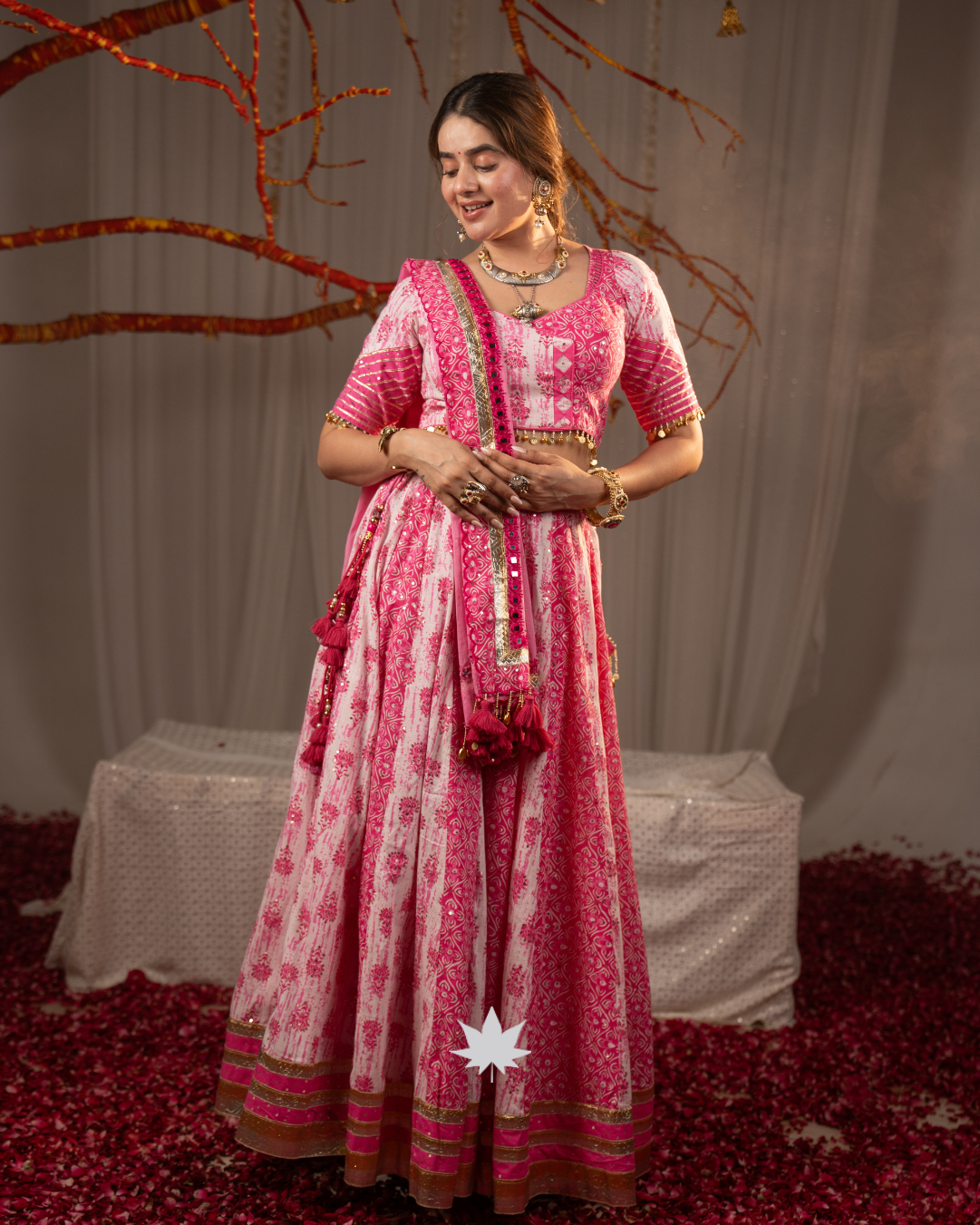 Komal Varnika | Premium Heritage Navratri Chaniya Choli