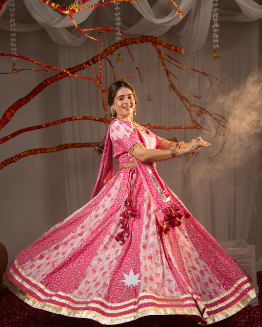 Komal Varnika | Premium Heritage Navratri Chaniya Choli