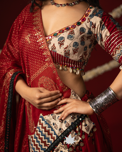 Kumkum Raas Festive Cotton Chaniya Choli