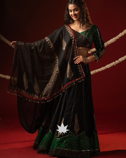 Morpankh Raas Handcrafted Festive Chaniya Choli