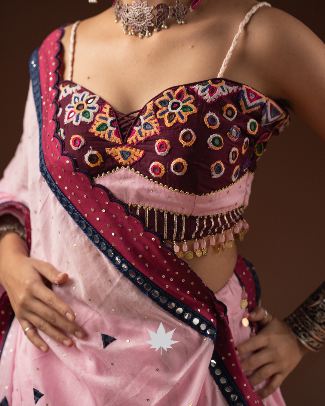 Gulabi Taal Luxury Heritage Chaniya Choli