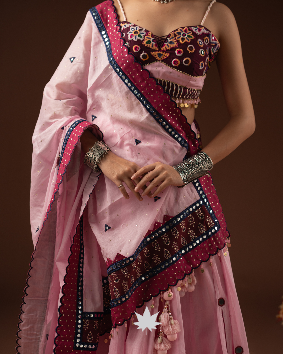 Gulabi Taal Luxury Heritage Chaniya Choli