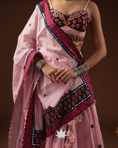 Gulabi Taal Luxury Heritage Chaniya Choli