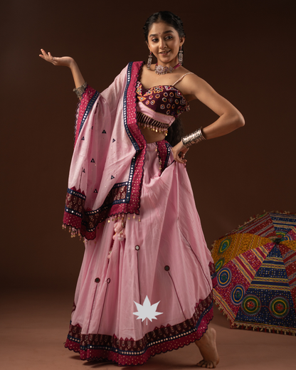 Gulabi Taal Luxury Heritage Chaniya Choli