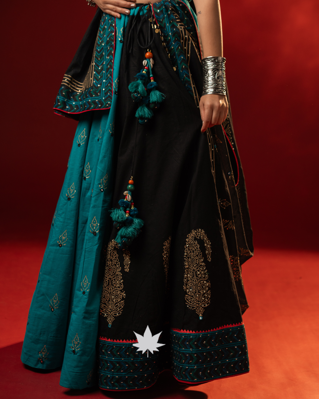 Turquoise Taal Festive Chaniya Choli Set