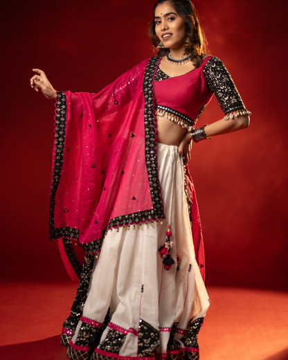 Raas-e-Gulabi  Traditional Chaniya Choli Set