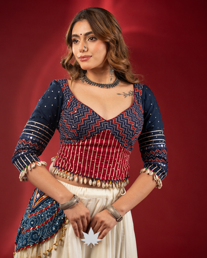 Shwet Raas | Designer Navratri Chaniya Choli