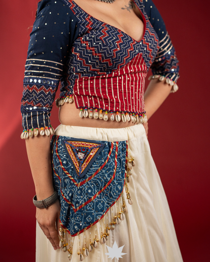 Shwet Raas | Designer Navratri Chaniya Choli