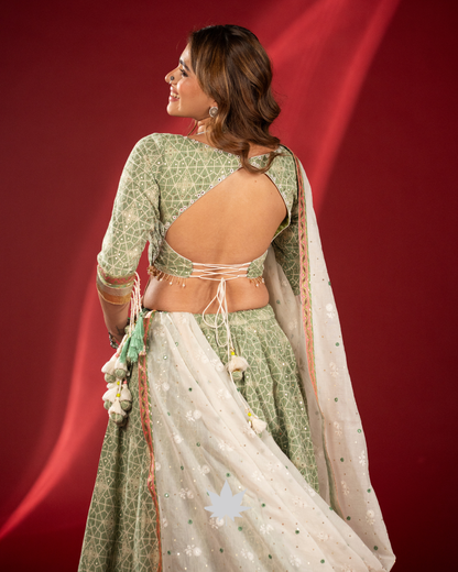Pista Noor | Premium Garba Chaniya Choli