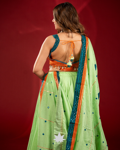 Leher-e-Hari | Premium Chaniya Choli