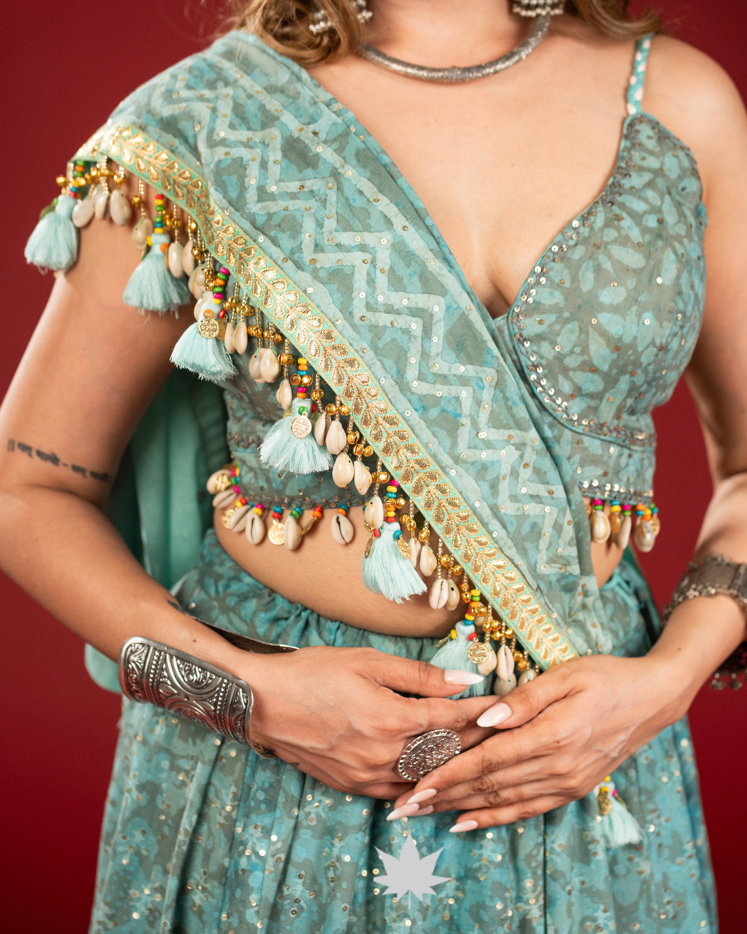 Firoza Raas | Premium Garba Chaniya Choli