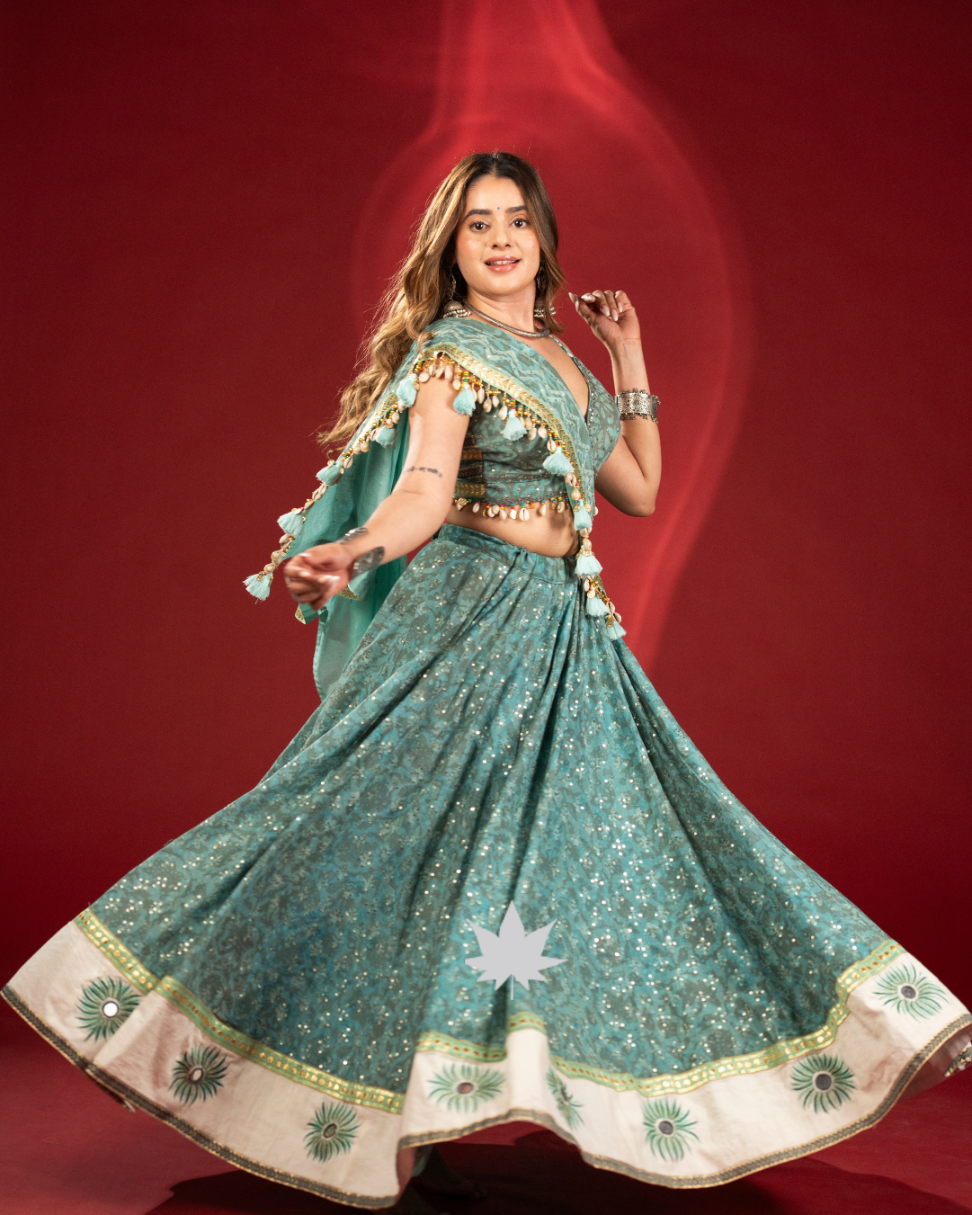 Firoza Raas | Premium Garba Chaniya Choli
