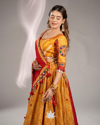 Sunheri Jashn | Designer Navratri Chaniya Choli