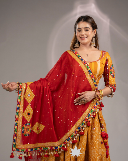 Sunheri Jashn | Designer Navratri Chaniya Choli