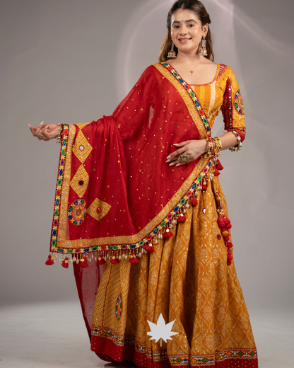 Sunheri Jashn | Designer Navratri Chaniya Choli