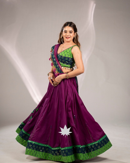 Jamuni Rang | Designer Navratri Chaniya Choli