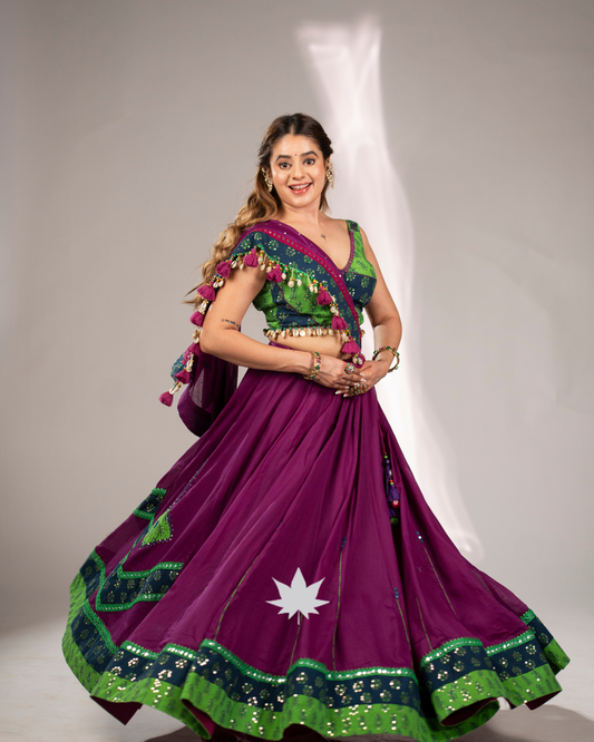 Jamuni Rang | Designer Navratri Chaniya Choli