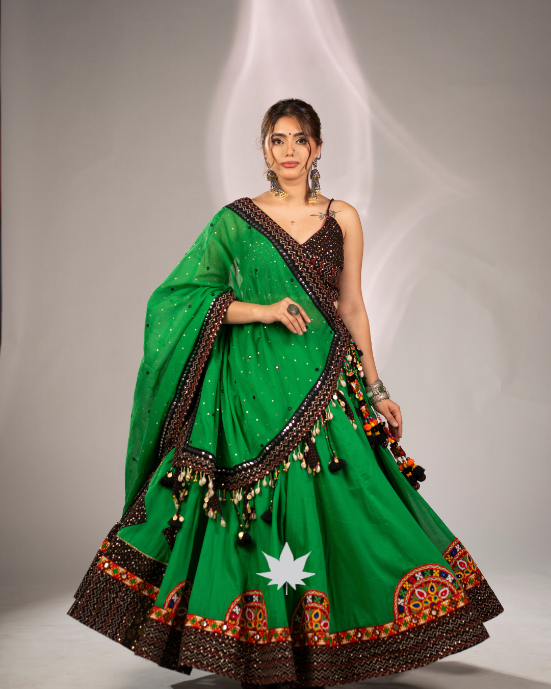 Emerald Raas | Designer Garba Chaniya Choli