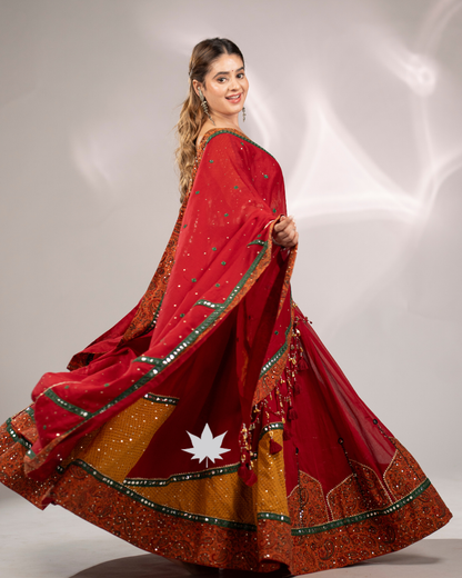 Mehroon Mahotsav | Designer Navratri Chaniya Choli