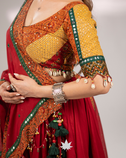 Mehroon Mahotsav | Designer Navratri Chaniya Choli
