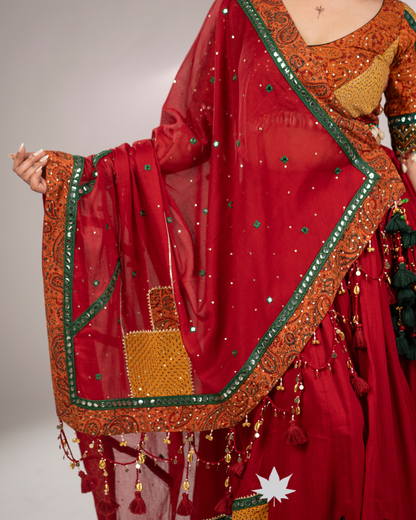 Mehroon Mahotsav | Designer Navratri Chaniya Choli