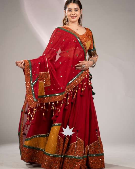 Mehroon Mahotsav | Designer Navratri Chaniya Choli