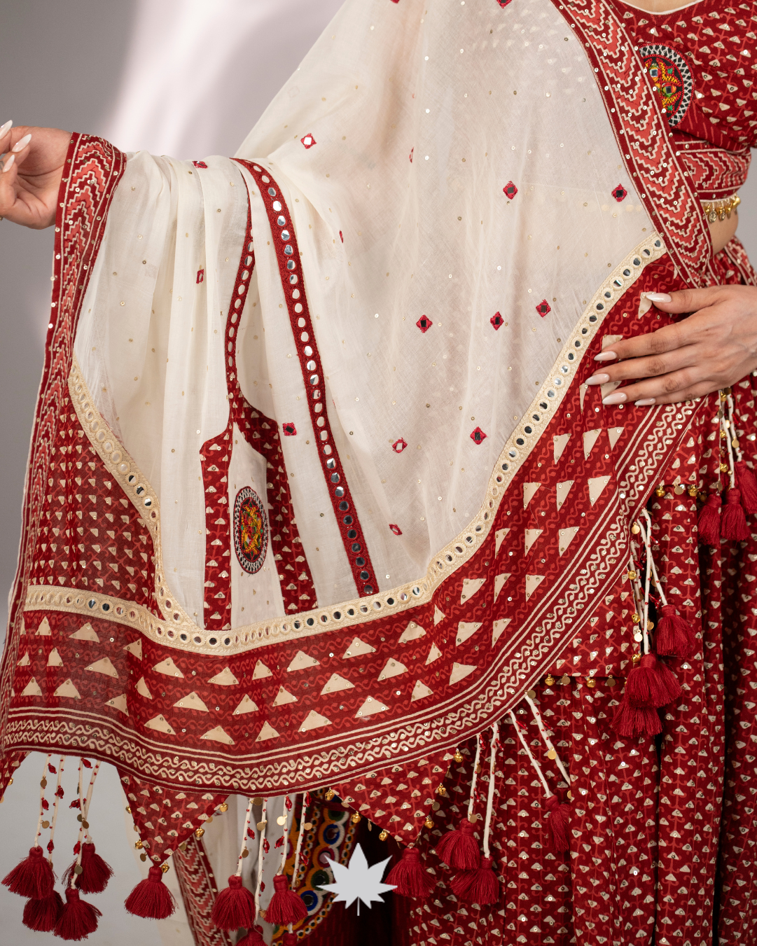 Laal Leher | Designer Navratri Chaniya Choli
