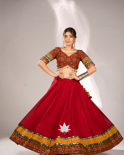 Kesariya Raas | Premium Navratri Chaniya Choli