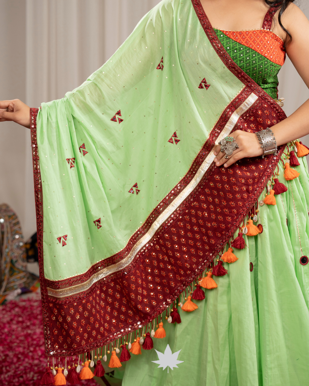 Hara Gulal | Designer Navratri Chaniya Choli