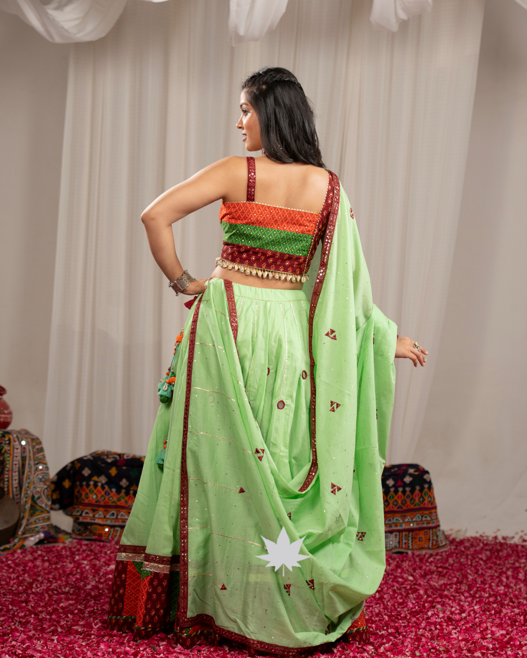 Hara Gulal | Designer Navratri Chaniya Choli