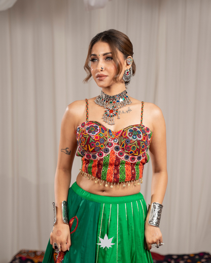 Emerald Rang | Premium Navratri Chaniya Choli
