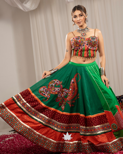 Emerald Rang | Premium Navratri Chaniya Choli