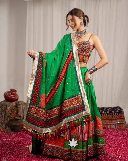 Emerald Rang | Premium Navratri Chaniya Choli