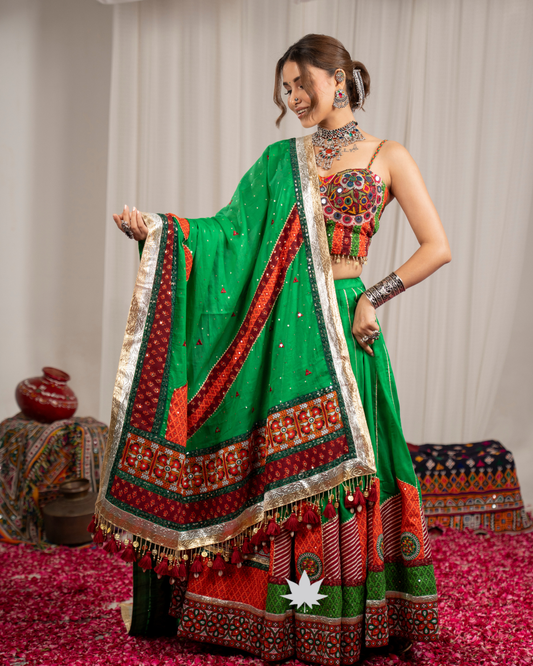 Emerald Rang | Premium Navratri Chaniya Choli