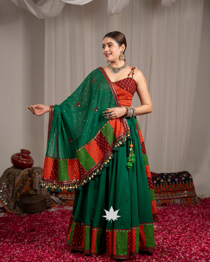 Raas Pankhudi | Premium Navratri Chaniya Choli