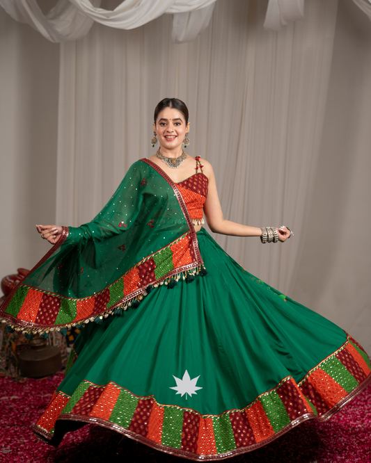 Raas Pankhudi | Premium Navratri Chaniya Choli