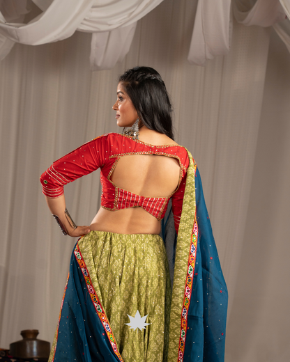 Hari Angan Royale | Premium Heritage Navratri Chaniya Choli