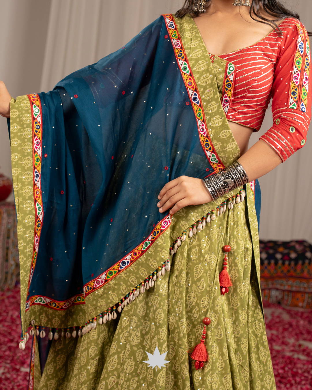 Hari Angan Royale | Premium Heritage Navratri Chaniya Choli