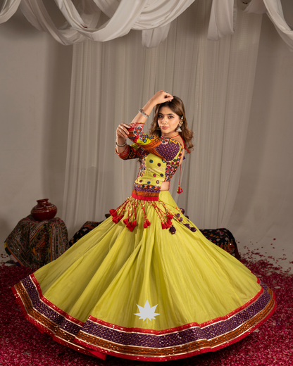 Hari Jashn Royale | Premium Heritage Navratri Chaniya Choli