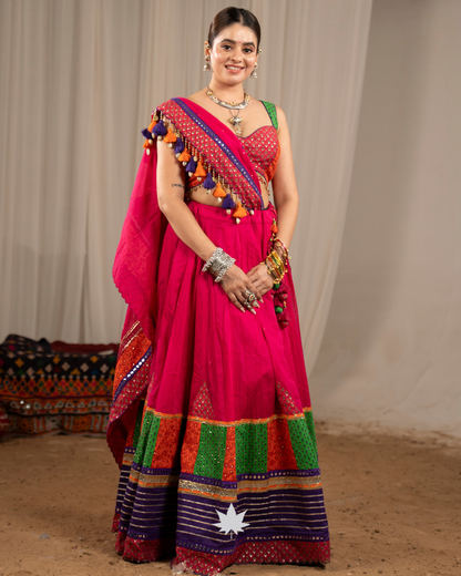 Gulabi Garima | Premium Luxury Navratri Chaniya Choli