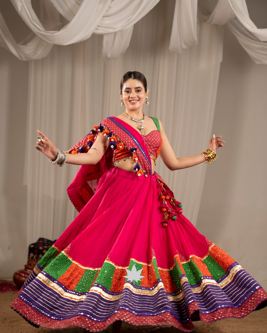 Gulabi Garima | Premium Luxury Navratri Chaniya Choli